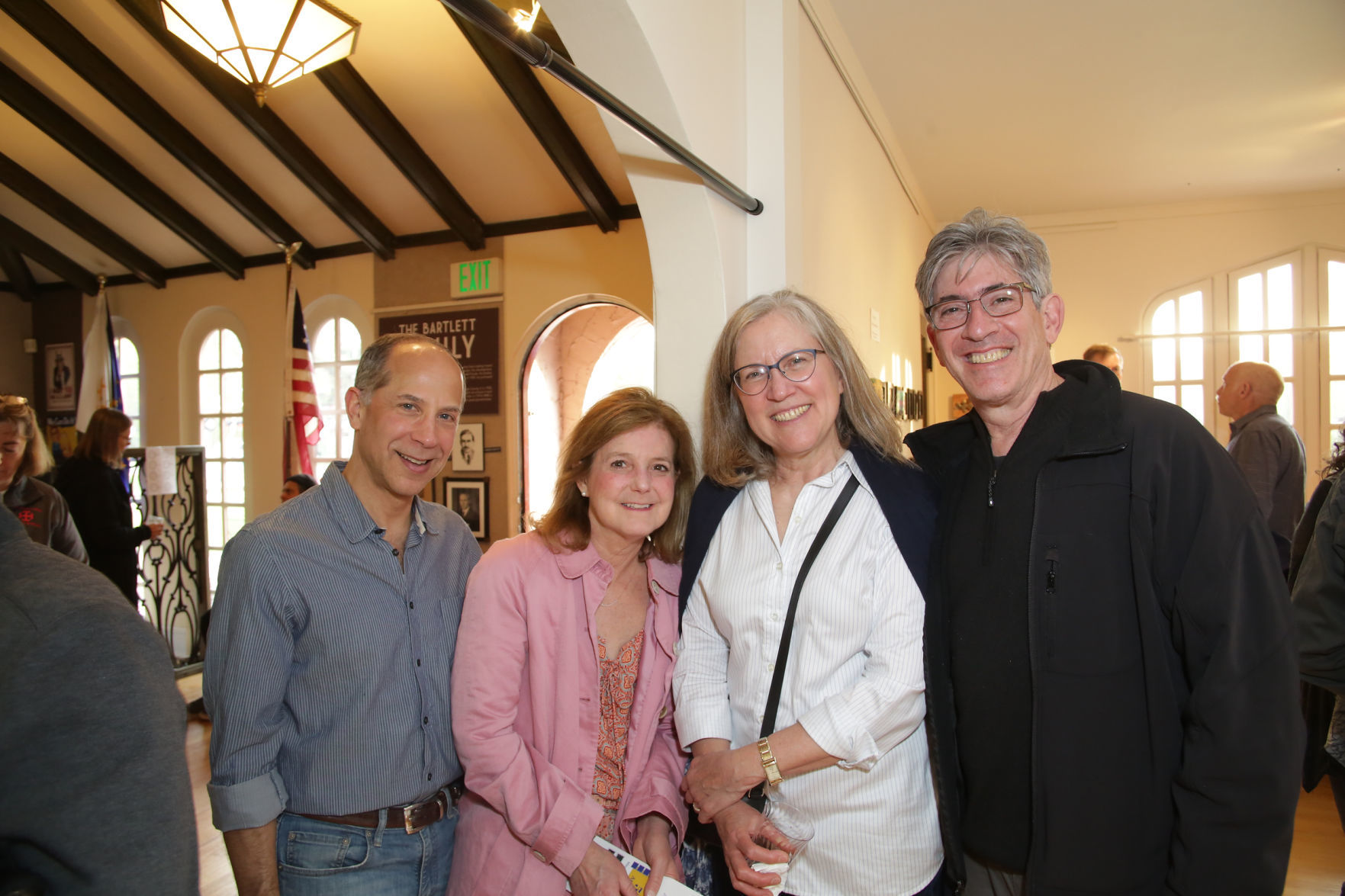 Opening night of “5 X 5” at the Depot